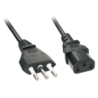 Lindy 30414 power cable Black 3 m CEI 23-16 C13 coupler