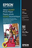Epson Value Glossy Photo Paper - 10x15cm - 50 sheets