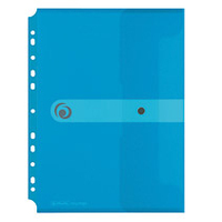 Herlitz 11292943 fichier A4 Polypropylene (PP) Bleu, Transparent