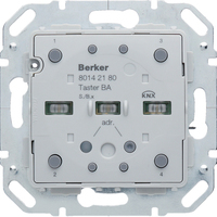 Berker 80142180 Druckknopf Panel Grau