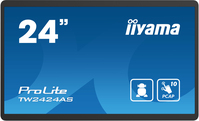 iiyama TW2424AS-B1 signage display Płaski panel Digital Signage 60,5 cm (23.8") Wi-Fi 250 cd/m² 4K Ultra HD Czarny Ekran dotykowy Procesor wbudowany Android 24/7