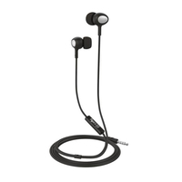 Celly UP500BK hoofdtelefoon/headset Bedraad In-ear Oproepen/muziek Zwart