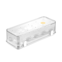 Tescoma 891834 Lebensmittelaufbewahrungsbehälter Rechteckig Box Transparent, Weiß