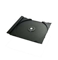 MediaRange CD Tray for jewelbox, for 1 disc, machine packing grade, black