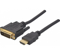 Hypertec 127891-HY câble vidéo et adaptateur 5 m HDMI Type A (Standard) DVI-D Noir