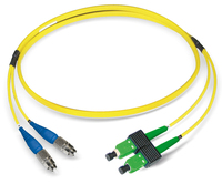 Dätwyler Cables 425713 InfiniBand/fibre optic cable 3 m FC SCD OS2 Geel