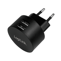 LogiLink PA0218 oplader voor mobiele apparatuur Zwart Binnen