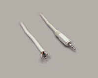 BKL Electronic 1101152 Audio-Kabel 1,8 m 3.5mm Weiß