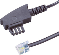 BASETech BT-1602107 Telefonkabel 10 m Schwarz