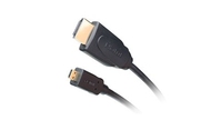 iogear GHDC3402 HDMI kábel 2 M HDMI A-típus (Standard) HDMI D-típus (Micro) Fekete