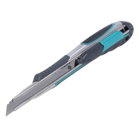 wolfcraft GmbH 4285000 couteau à lame rétractable Bleu, Gris, Métallique Couteau à lame universelle