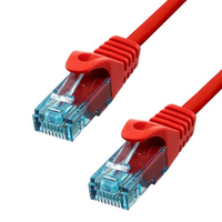 ProXtend 6AUTP-015R Netzwerkkabel Rot 1,5 m Cat6a U/UTP (UTP)