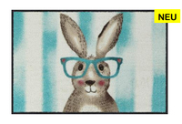 Salonloewe Smart Rabbit Gewerbliche Fußmatte Drinnen Rechteckig Mehrfarbig