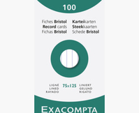 Exacompta 13801X indexkaart Wit