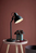 Nordlux Aslak tafellamp E27 15 W Witgloeiend Zwart