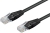 Goobay RJ-45, Cat 6, 1.5m networking cable Black Cat6