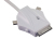 MCL USB2-3CL hub & concentrateur 480 Mbit/s Blanc