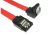 Cables Direct NLRB-304LOCK SATA cable 0.45 m SATA 7-pin Red