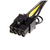 StarTech.com PCIEX68ADAP wewnętrzny kabel zasilający 0,155 m