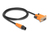 DeLOCK 66745 Serien-Kabel Schwarz, Orange 1 m M12 plug 5 pin D-Sub 9 pin