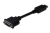 Digitus DisplayPort Adapterkabel, DP - DVI (24+5) St/Bu, 0.15m, m/Verriegelung, DP 1.2 kompatibel, CE, sw