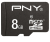 PNY 8GB, Class 10, MicroSD MicroSDHC Klasse 10