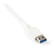 StarTech.com 3 Poorts draagbare aluminium USB 3.0 hub met Gigabit Ethernet - 5Gbps - netwerkadapter - geïntegreerde kabel