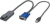 Fujitsu KVM s3 Adapter toetsenbord-video-muis (kvm) kabel Zwart