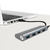 LogiLink UA0307 hálózati csatlakozó USB 3.2 Gen 1 (3.1 Gen 1) Type-A 5000 Mbit/s Alumínium