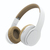 Hama Touch Headset Bedraad en draadloos Hoofdband Oproepen/muziek Bluetooth Beige, Wit