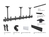 Multibrackets 5679 Signage kijelző tartókeret 106,7 cm (42") Fekete