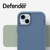 OtterBox Defender Series for iPhone 15 Plus, Baby Blue Jeans (Blue)