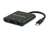 Conceptronic DONN01B base para portátil y replicador de puertos USB 3.2 Gen 1 (3.1 Gen 1) Type-C Negro
