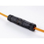 Renkforce RF-4531572 tussenstuk voor kabels RJ45 Zwart, Oranje