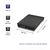 Qoltec 51857 optical disc drive DVD-RW Black