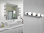Retro Badezimmer Wandleuchte THEATRO in Chrom 55cm - Spiegelleuchte