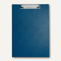 Veloflex Schreibplatte, A4, PP, blau, Metallklemme, Hängeöse