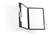 Durable SHERPA WALL 10 Display Panel Document Split Flap Index | A4 Black & Grey