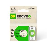 GP300 CHCB P2 - GP Recyko C Size 300 MAH - Pack of 2