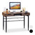 Relaxdays Schreibtisch mit Schubladen & Ablage, modern, Metallgestell, Büroschreibtisch HBT 77x110x55cm, versch. Farben