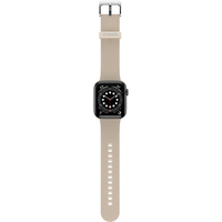 OtterBox Watch Band für Apple Watch Series 9/8/7/6/SE/5/4 - 45mm /44mm /42mm Dont even Chai - Beige - Armband - Silikon - Smart Wearable Accessoire Band