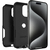 OtterBox Commuter Apple iPhone 15 Pro Max - Schwarz - ProPack (ohne Verpackung - nachhaltig) - Schutzhülle - rugged