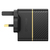 OtterBox UK Wall Charger 30W - USB C 18W + USB A 12W USB-PD Schwarz- Ladegerät für Mobilgeräte / Netzteil mit Schnellladefunktion