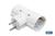 ADAPTADOR SCHUKO 2 VIAS (16A-250V)