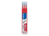 Pilot Refill for FriXion Ball/Clicker Pens 0.7mm Tip Red (Pack 3)