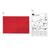 Nobo Essence Felt Notice Board 1200 x 900mm Red 1904067