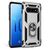 NALIA Ring Handy Hülle für Samsung Galaxy S10, 360 Grad Schutz Case Cover Bumper Silber