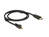 Kabel mini Displayport 1.2 Stecker mit Schraube an HDMI Stecker 4K Aktiv schwarz 2m, Delock® [83730]
