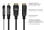 Anschlusskabel DisplayPort 1.2 an HDMI 1.4b, 4K @30Hz, vergoldete Kontakte, CU, schwarz, 2m, Good Co