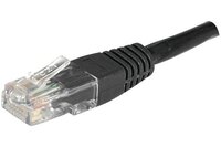 Cordon RJ45 catégorie 6 U/UTP noir CCA - 2 m